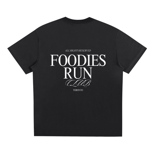 FOODIES COLLECTION SHIRT BLACK/WHITE