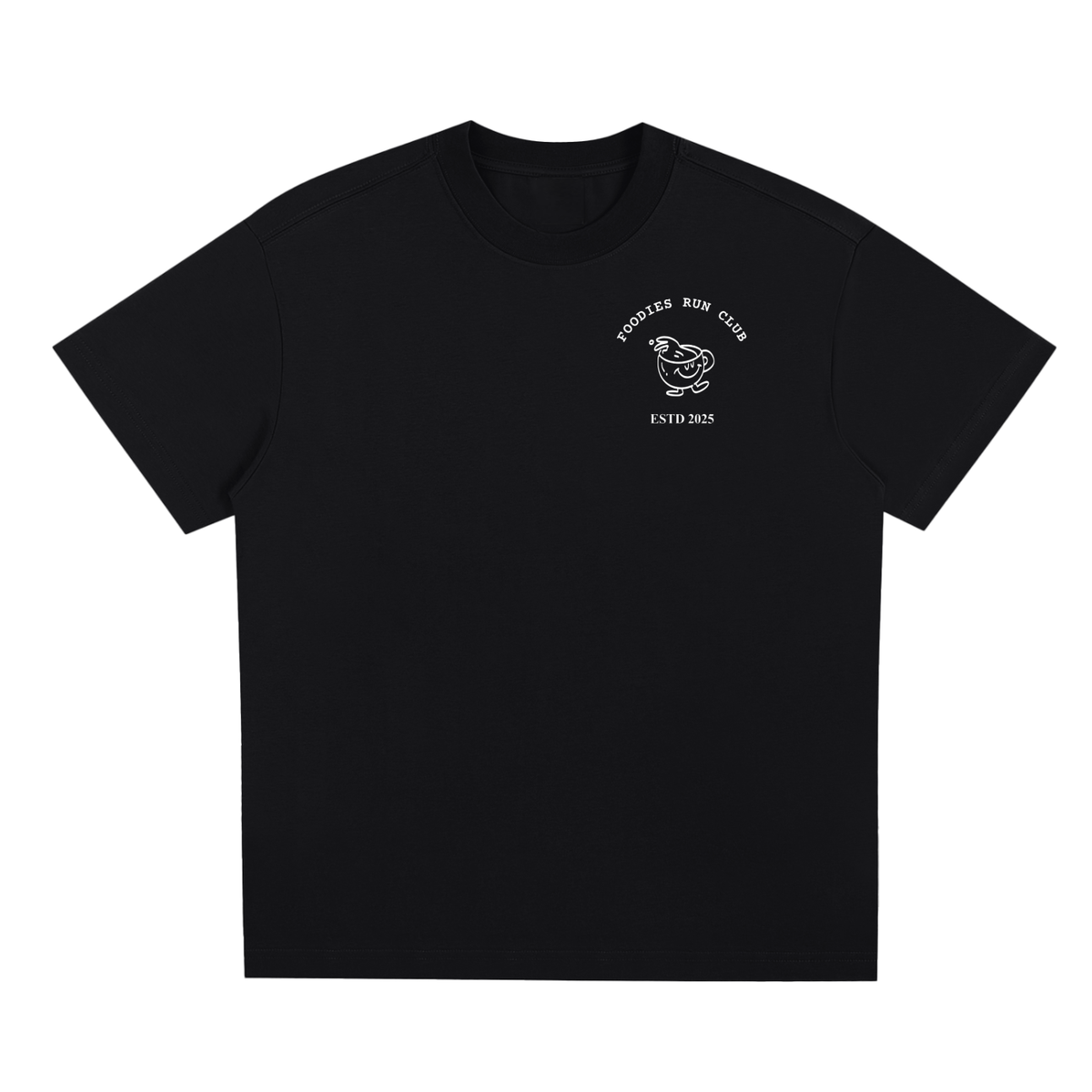 FOODIES COLLECTION SHIRT BLACK/WHITE