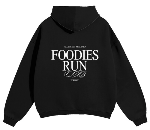 FOODIES COLLECTION HOODIE - BLACK